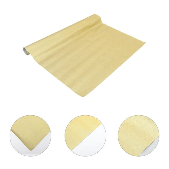 OUNONA  2 Sheets Christmas Craft Wrapping Paper Glitter Gift for Presents DIY