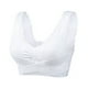 thumbnail image 1 of Sujetador deportivo push up con hebilla cruzada frontal y lateral, talla grande, sin aro de acero, con encaje ajustable, para correr, dormir, ropa interior hermosa para mujer, 1 of 1