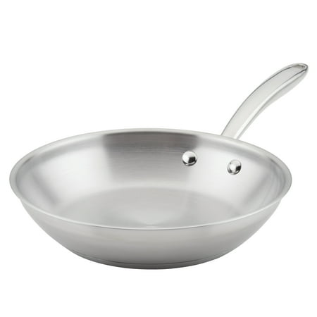 

Rachael Ray Stainless Steel Frying Pan 10 inch Silver