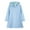 Blue, variant on MEZZALL Sweatshirt Hoodie Pullover Tops Dress For Girls New Solid Color School Dress For Spring Fall Lovely Toddler Dailywear, Mint Green, 3-4 Years