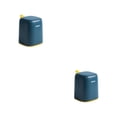 thumbnail image 3 of Billuyoard Tapa del bote de basura a presión: mantenga sus manos limpias y su entorno ordenado Papelera Muebles para el hogar Ahorro de espacio Azul oscuro 2piezas, 3 of 6
