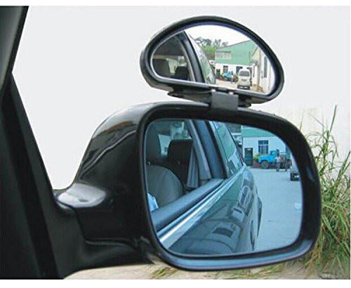 Utopicar Blind Spot Mirrors Stick Pack of 2 Blind Side Car Mirror/Door Mirrors for Traffic Safety with Lip Awning to Keep It From Rain 