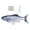Gray Crucian, variant on Nieyigj Electric Fish Cat Toy Plush Moving Wagging Jumping Automatic Simulation Fish Rechargeable Grass Carp USB Charging Kicker Toy for Indoor Cats (10.6 inches / 27 cm)