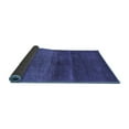 thumbnail image 2 of Ahgly Company Indoor Round Abstract Blue Contemporary Area Rugs, 8' Round, 2 of 4