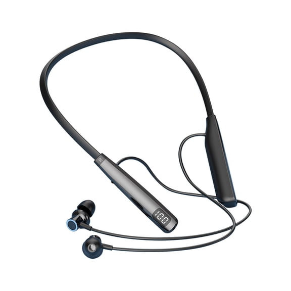 Kyusrd Bluetooth Headset Neck Neck Type Wireless Sports Extra Long Standby Life Noise Reduction