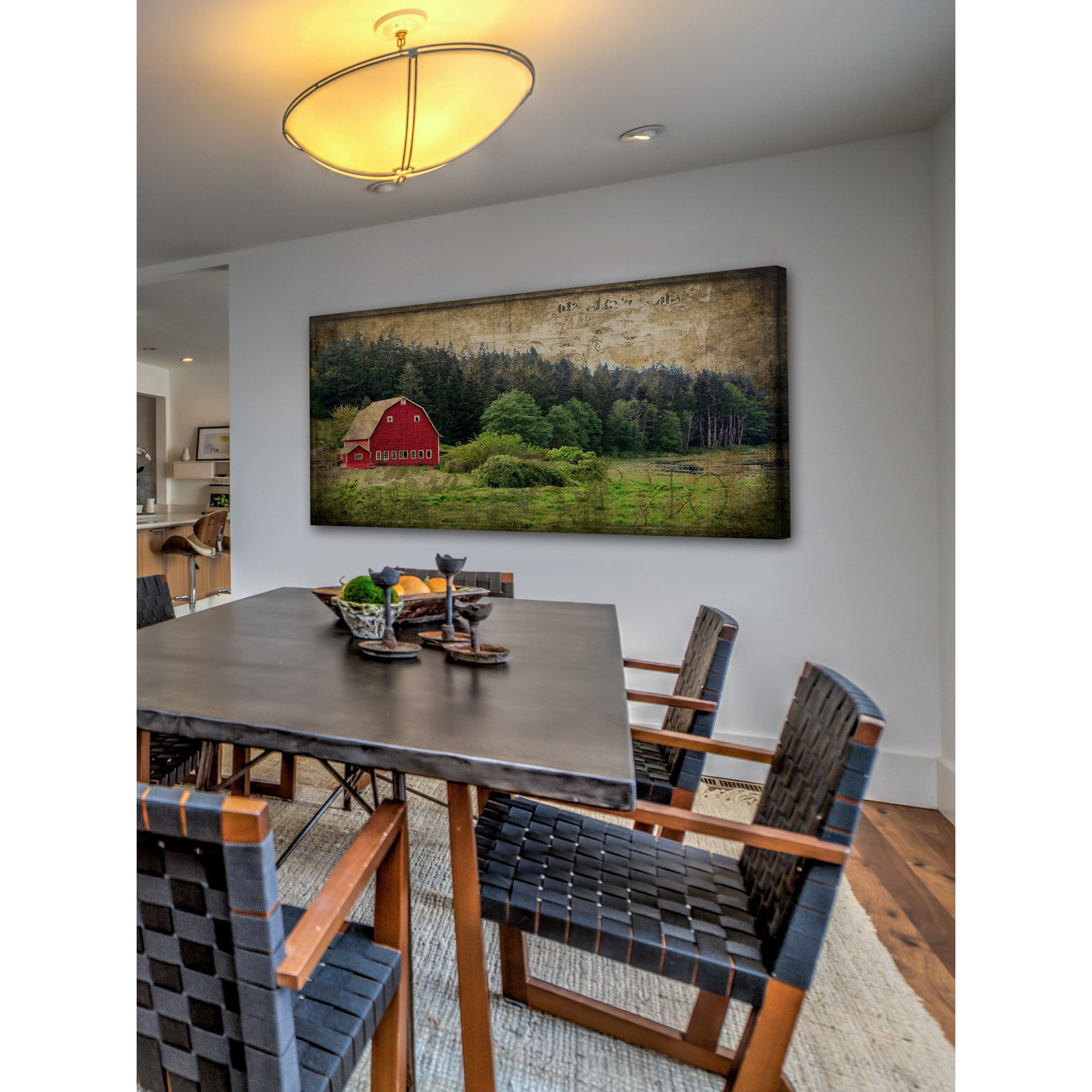 "Widbey's Barn I" Painting Print on Wrapped Canvas