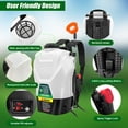 thumbnail image 3 of Vaxmay 4 Gallon Backpack Sprayer in Lawn and Garden, with 5 Spray Nozzles, Powerful Electric Battery Powered Sprayers, 3 of 9