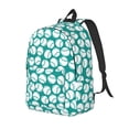 thumbnail image 1 of Balery Green Baseball Mochila Clásica Impresa Básica para Viaje, Mochila Escolar Resistente al Agua, Mochila de Lona con Correas Ajustables-Small, 1 of 5