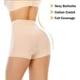 thumbnail image 5 of Womens Seamless Shaping Boyshorts Panties Tummy Control Underwear Slimming Shapewear Shorts, 5 of 6