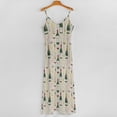 thumbnail image 5 of Sommelier Sleeveless Suspender Dress Summer Fashion Casual Long Dress, 5 of 9