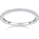 thumbnail image 2 of BORUO Anillo de plata de ley con circonita cúbica, elegante banda de plata de ley de 3 mm, anillos de plata de ley para mujer, perfecto para regalar anillos de plata de ley 925, tamaño 4-12, 2 of 3