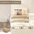 thumbnail image 4 of Key Holder Wall Mount Mail Organizer Wall Mount with Storage Hooks and Drawer for Modern Farmhouse Decor Mail Organizer Wall Mounted for Rustic Apartment Essentials (), 4 of 6