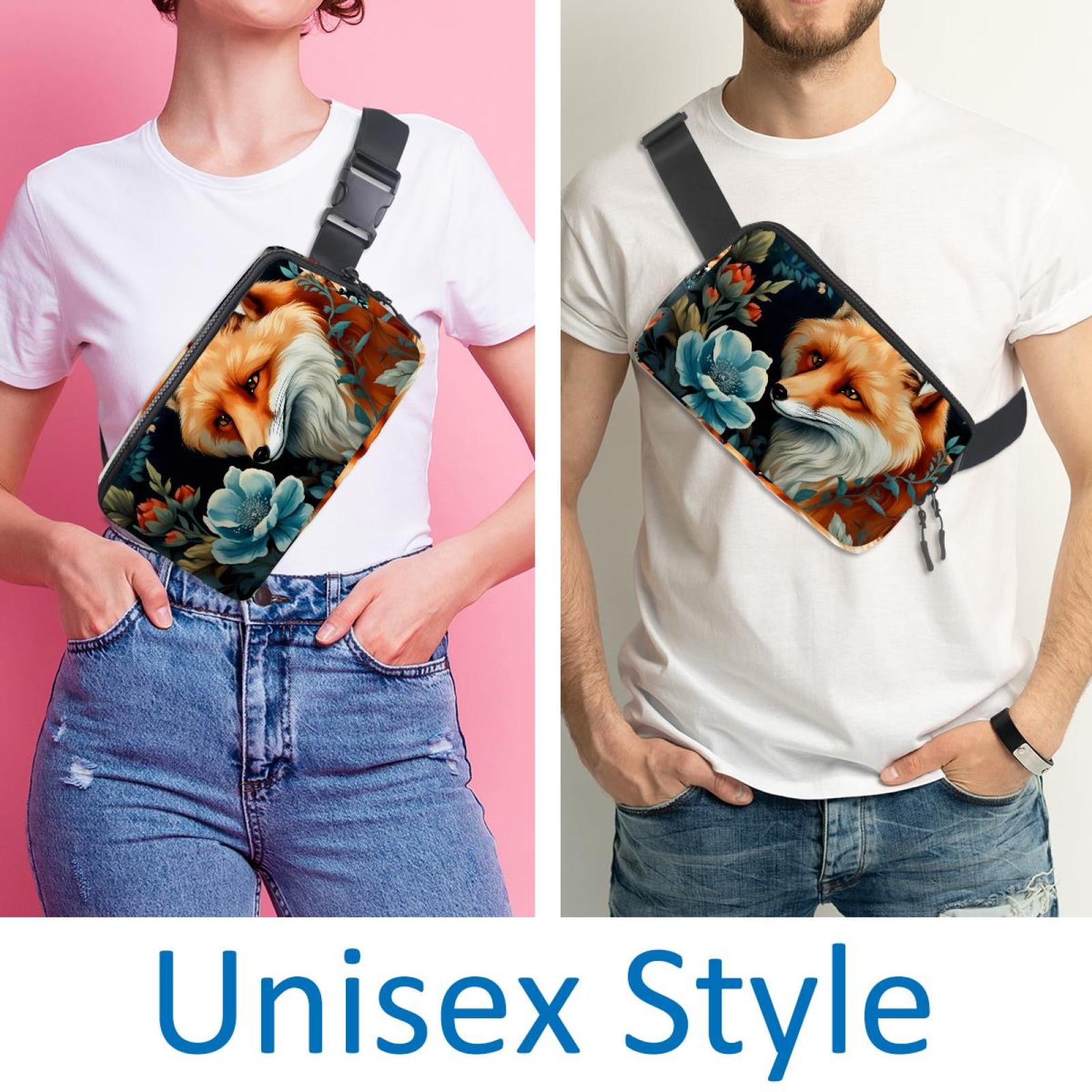 Fox Money Belt Belt Bag Fanny Packs: Lightweight, Adjustable with Extension Strap, Unisex