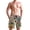 Daisy Flower And Peace Symbol, variant on Dailycode Men's Quick Dry Swim Trunks Beach Shorts Casual Summer Board Shorts with Pockets, Indigo Damask Wallpaper Design