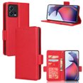 thumbnail image 1 of Motorola Edge 30 Fusion Case , PU Leather Flip Cover Card Slots Magnetic Closure Wallet Case for Motorola Edge 30 Fusion, 1 of 5