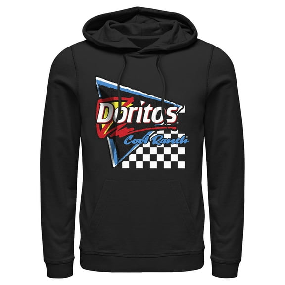 Men's Doritos Cool Ranch Retro Logo  Pull Over Hoodie Black 3X Large