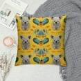 thumbnail image 2 of Kangaroo Throw Pillow Cushion Cover, Australian Aboriginal Pattern Boomerang and Koala Bear Animal, Decorative Square Accent Pillow Case,, Multicolor, 2 of 5