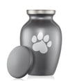 thumbnail image 2 of Reminded Pet Cremation Urns for Dog and Cat Ashes, Brass Memorial Paw Print Urn - Extra Small Keepsake Gray, 2 of 7