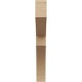 thumbnail image 2 of Ekena Millwork 3"W x 18"D x 24"H Monterey Rough Cedar Woodgrain TimberThane Knee Brace, Primed, 2 of 6