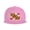 Pink, variant on Snapback Hat Maryland-Flag Adjustable Flat Bill Brim Hat for Men Women Casual Wear Black