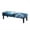 Blue Marble, variant on Xoenoiee Beach Starfish Seashell Pattern Bench Cover Stretch Jacquard Slipcover for Dining, Bed & Piano Benches, Washable & Removable Bench Slipcover Fits Most Rectangular Benches