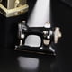 thumbnail image 2 of Broche de flor de diamante cristal Hugo negra, 2 of 8