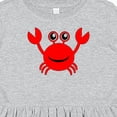 thumbnail image 4 of Inktastic Cute Red Crab Girls Toddler Dress, 4 of 5
