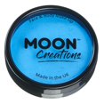 thumbnail image 1 of Moon Creations Pro Face & Body Paint Cake Pots - Azul claro - Maquillaje profesional de pintura facial a base de agua para adultos y niños - 1.26 oz, 1 of 5