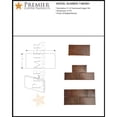 thumbnail image 4 of Premier Copper Products T48DBH 4 x 8 in. Hammered Copper Tile, 4 of 4