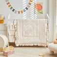thumbnail image 2 of Juego de ropa de cama para cuna UOZZI BEDDING con volantes, 3 piezas, para bebés, 2 of 9