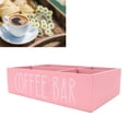 thumbnail image 1 of Wooden Coffee Bar Accessories Storage Box, Tea Bags Coffee Pods Holder for Countertop Kitchen, Coffee Station Organizer with Divider for Efficient Classification and Quick Access, 1 of 7