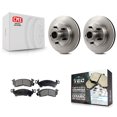 thumbnail image 1 of Transit Auto Front Brake Rotors Ceramic Pad Kit for Car Chevrolet GMC C10 C1500 G20 G2500 Cadillac Brougham Fleetwood R10 R1500 G10 G1500 DeVille Suburban K5 Blazer Jimmy Commercial Chassis K8T-100704, 1 of 11