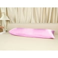 thumbnail image 6 of REGALWOVEN 1 Pcs Satin Pillow Cases for Hair and Skin Breathable, Cooling Pillow Covers Pink King, 6 of 7