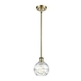 thumbnail image 5 of Innovations Lighting  Athens Deco Swirl - 1 Light 6" Stem Hung Mini Pendant Brushed Brass, 5 of 5