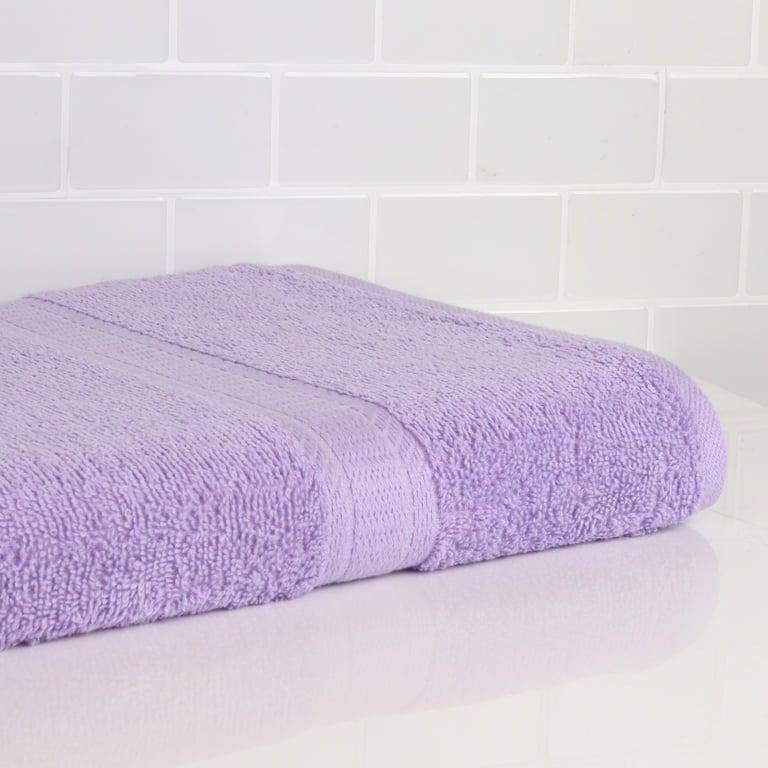 Mainstays MS 2 PC Bath Sheet Lavender, Purple