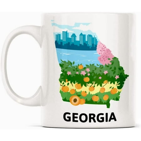 

Georgia State Mug Gift White Funny Sarcasm Coffee Cup Novelty
