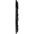 thumbnail image 4 of Ekena Millwork 12 1/4"OD x 7 1/2"ID x 7/8"P Ribbon with Bow Ceiling Medallion (Fits Canopies up to 7 1/2"), Hand-Painted Black Pearl, 4 of 6