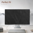 thumbnail image 4 of TEHAUX Monitor Protective Cover Black Lightweight Oxford Cloth Case for Computer Screen Dust Prevention, 4 of 8