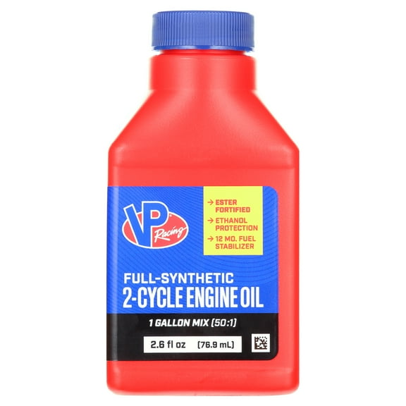 VP Racing Outdoor Power Equipment 2-Cycle Full Synthetic Small Engine Oil 2.6 oz