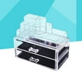thumbnail image 4 of Tier Drawers Stackable Cosmetics Makeup Organizer and Jewelry Storage Display Box Countertop, 4 of 6