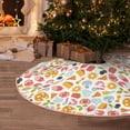 thumbnail image 5 of Disketp Afternoon Tea Christmas Tree Skirt, Christmas Tree Decorations, Christmas Decor, Tree Mat Decoration(30-48IN)-48", 5 of 6