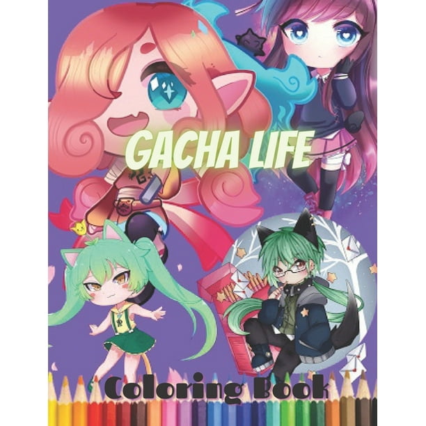 Gacha Life Coloring Book A Lovely Christmas Coloring Book About The Popular Game Wonderful Coloring Book