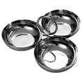 thumbnail image 2 of 1Pcs Cluster Serving Tray, Stainless Steel Snack Plate, Cluster Serving Bowls Connected 3 In 1 Fruit Bowl Plate Reusable Dessert Plates for Portable Home Kitchen Party Candy(Round style), 2 of 4