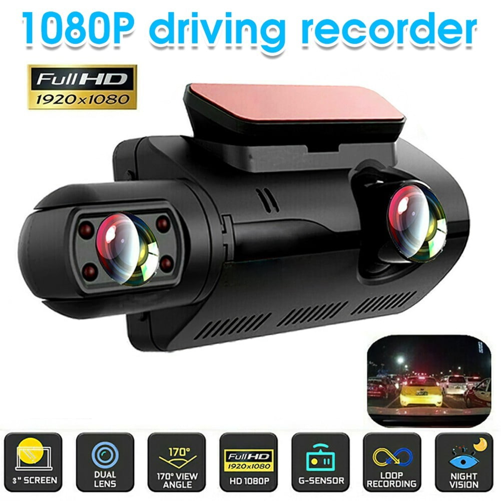 Dash Cam HD 1080P Car DVR Dual Lens Car Camera Video Recorder – SEAMETAL