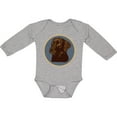 thumbnail image 3 of Inktastic Labrador Retriever Chocolate Lab Dog Boys or Girls Long Sleeve Baby Bodysuit, 3 of 5