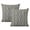 Modern Simple Farmhouse-56, variant on Eye-Catching Gray White Throw Pillow Covers – 16x16 inch, Set of 2 for Sofa, Couch or Outdoor