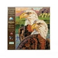 thumbnail image 3 of SUNSOUT INC - Stained Glass Eagles - 1000 pc Jigsaw Puzzle by Artist: Cynthie Fisher - Finished Size 26" x 26" - MPN# 70722, 3 of 5