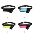 thumbnail image 4 of maskred Ceinture de Course Sac Banane pour Femmes Hommes Porte-Bouteille d'Eau Élastique Réfléchissant Léger Imperméable rose Rouge 1Set, 4 of 6