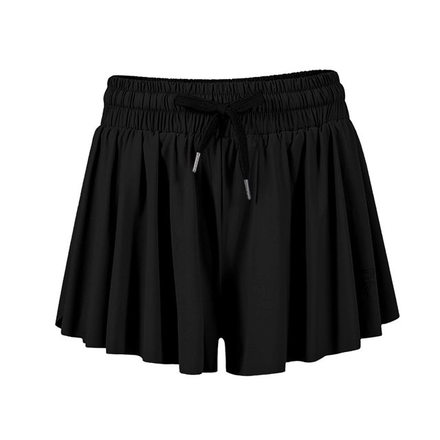 512T Kids Big Girls Flowy Butterfly Shorts Athletic 2 in 1 Running