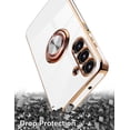 thumbnail image 4 of ZUKKASHAN for Samsung Galaxy A16 5G Case, with 360° Rotating Ring Magnetic Stand, Luxurious Gloss Finish and Electroplating Shockproof Protective Phone Cover Case, 4 of 5
